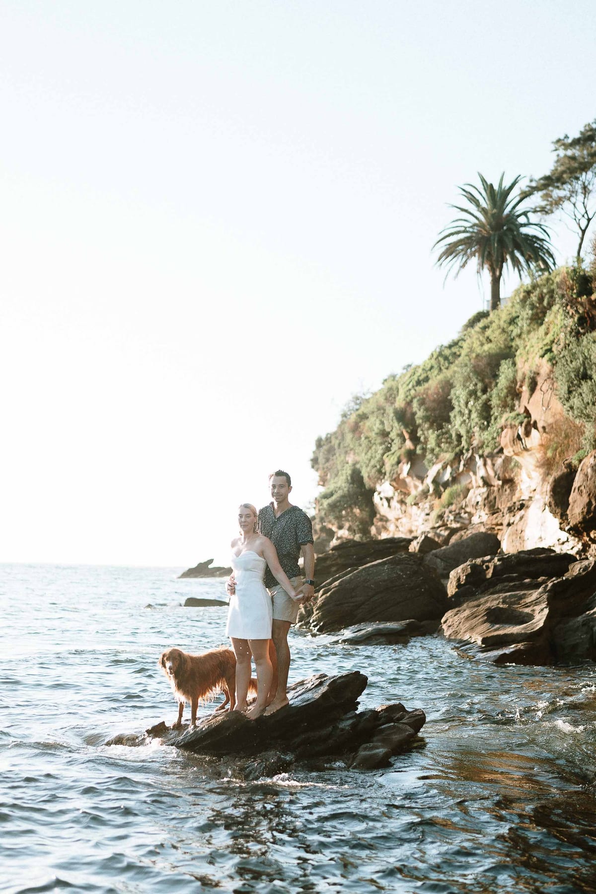 NICOLA AND JASON (Half underwater photoshoot at Gordon's bay, Eastern beacches Sydney)