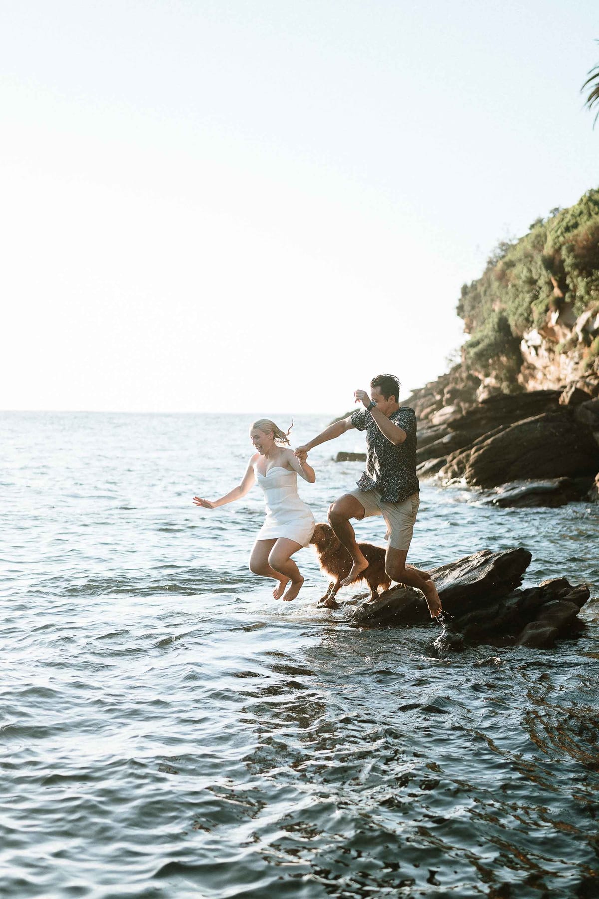 NICOLA AND JASON (Half underwater photoshoot at Gordon's bay, Eastern beacches Sydney)
