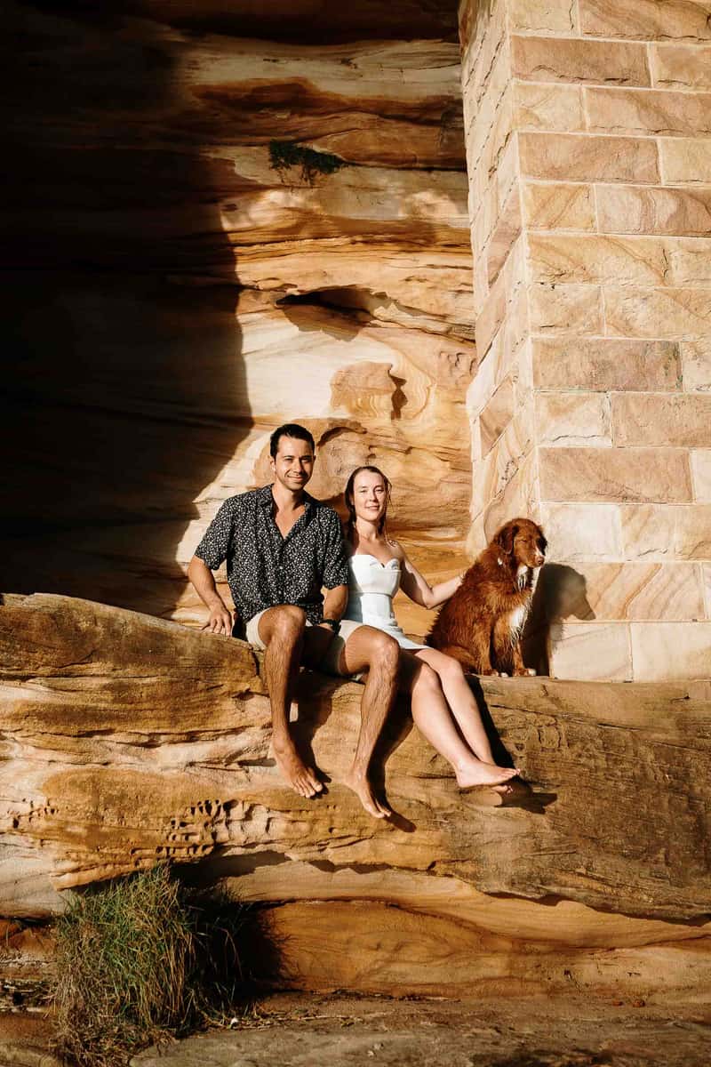 NICOLA AND JASON (Half underwater photoshoot at Gordon's bay, Eastern beacches Sydney)