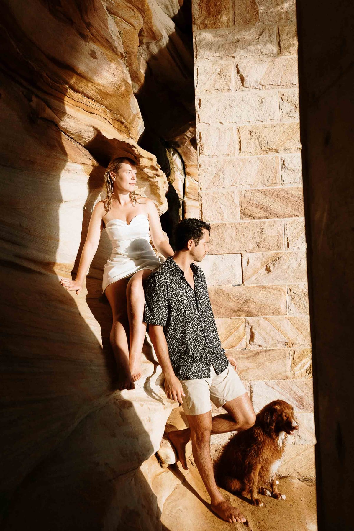 NICOLA AND JASON (Half underwater photoshoot at Gordon's bay, Eastern beacches Sydney)