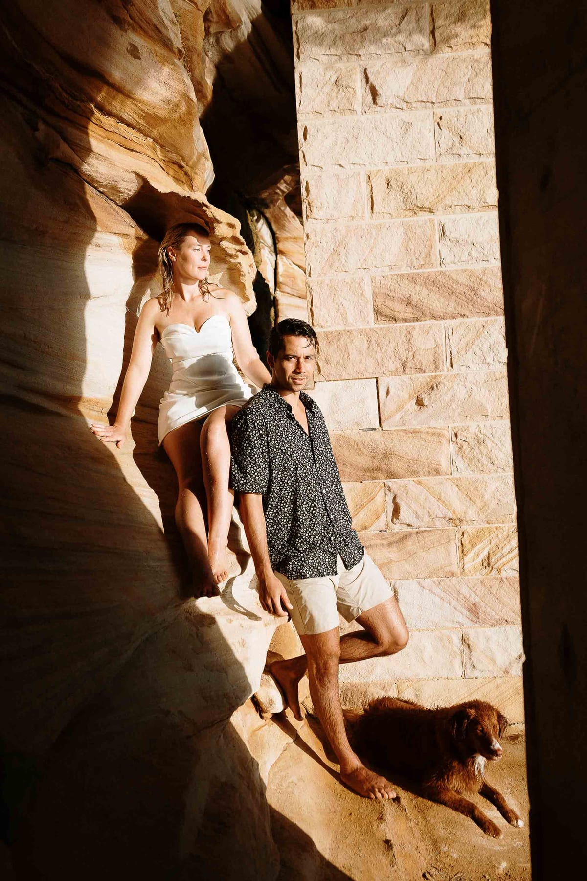 NICOLA AND JASON (Half underwater photoshoot at Gordon's bay, Eastern beacches Sydney)