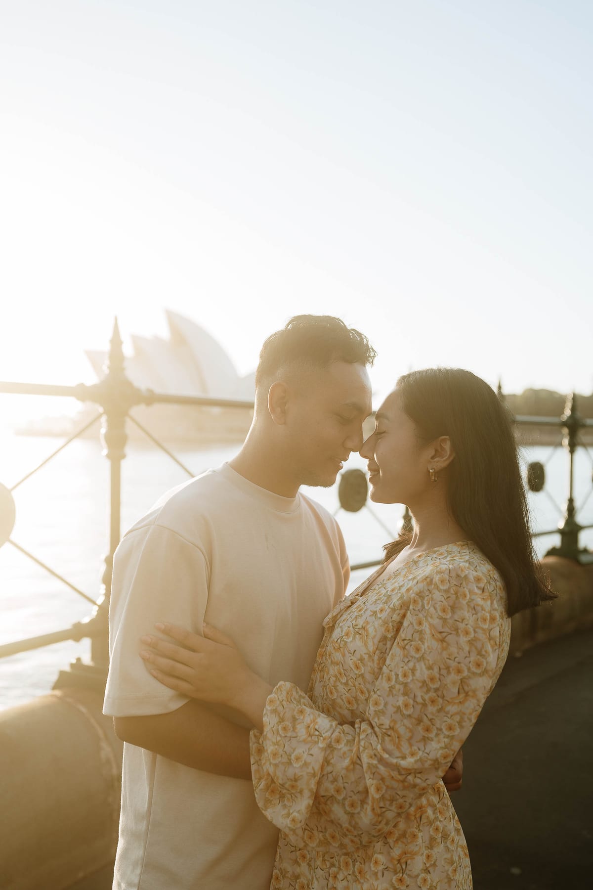 PRERANAH AND PARIWESH (Sunrise engagement photoshoot at the Circular quay, Sydney)