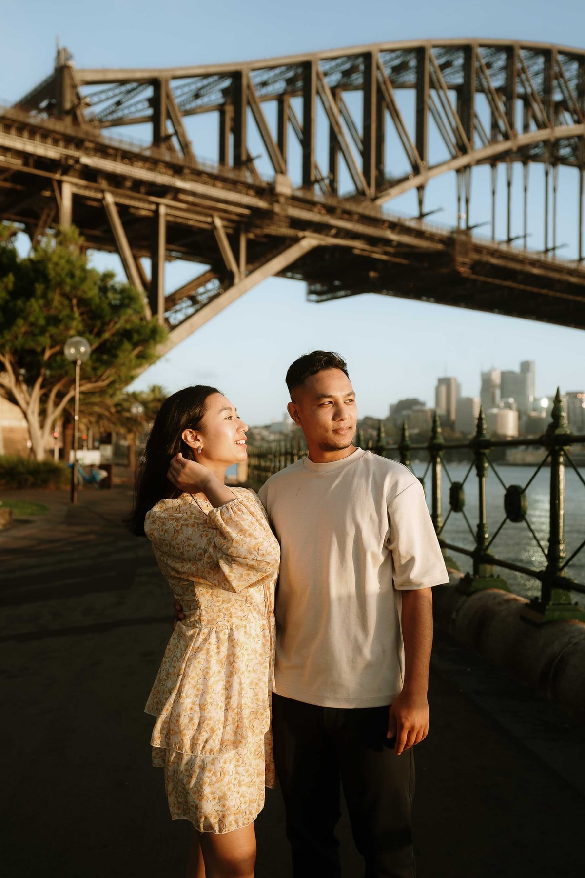 PRERANAH AND PARIWESH (Sunrise engagement photoshoot at the Circular quay, Sydney)