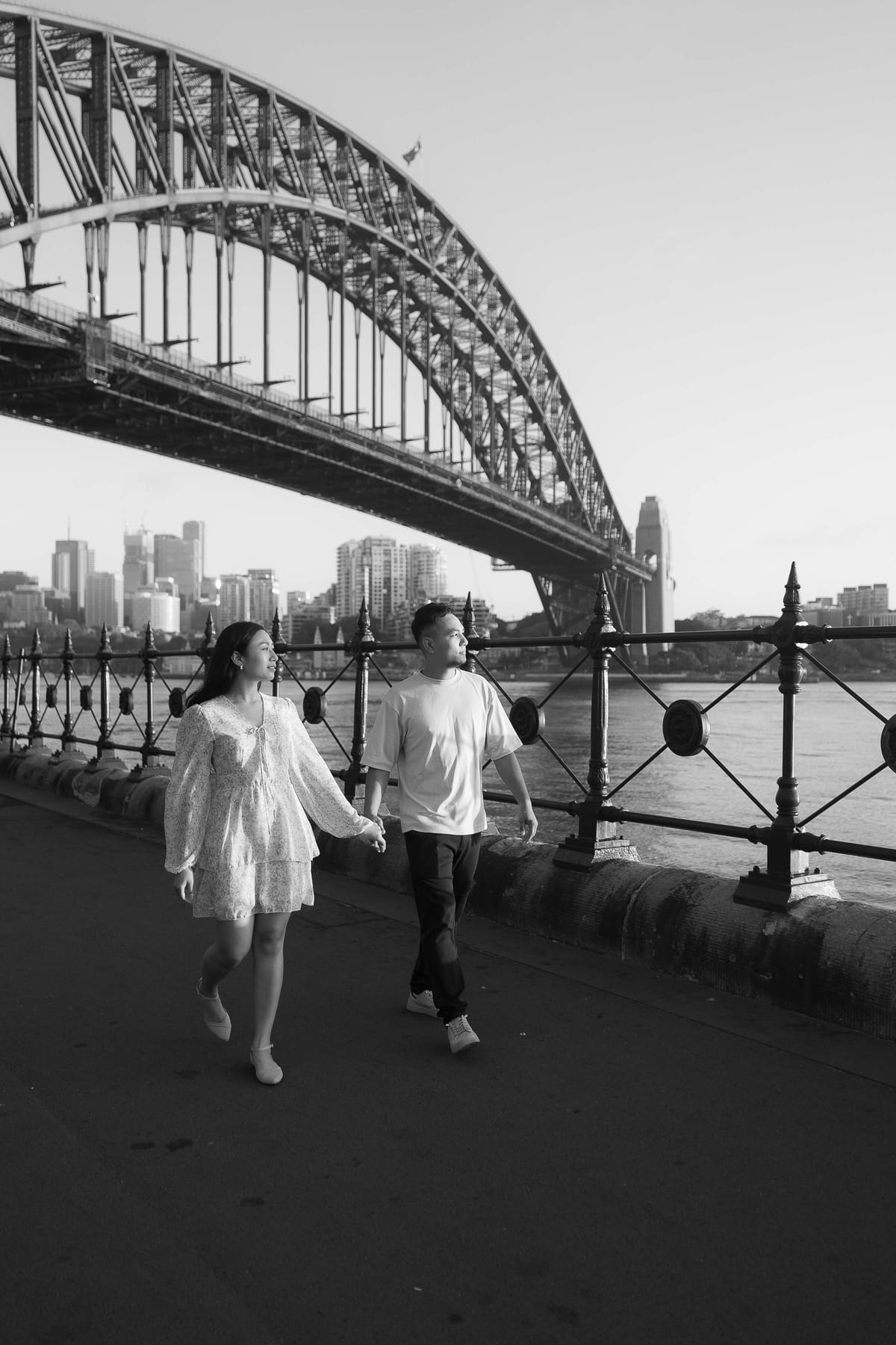 PRERANAH AND PARIWESH (Sunrise engagement photoshoot at the Circular quay, Sydney)