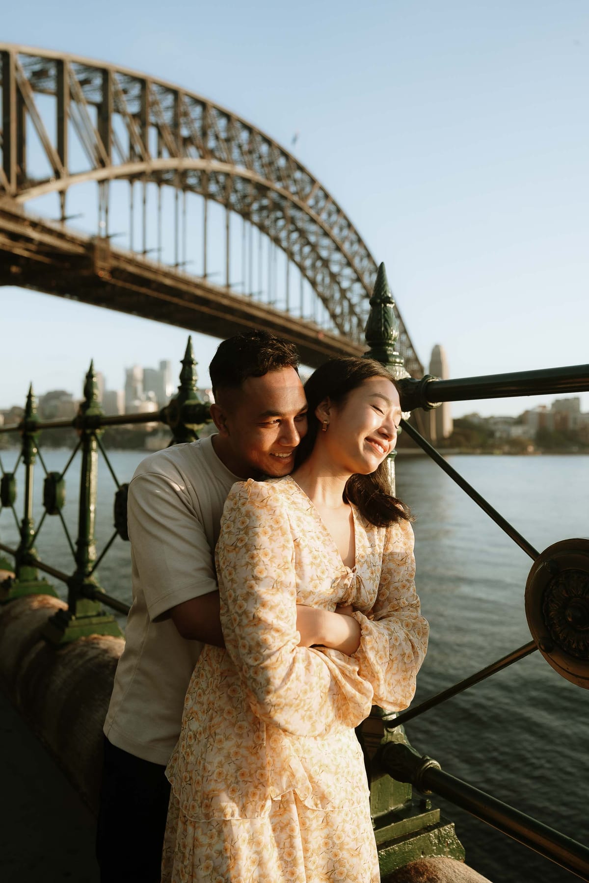 PRERANAH AND PARIWESH (Sunrise engagement photoshoot at the Circular quay, Sydney)