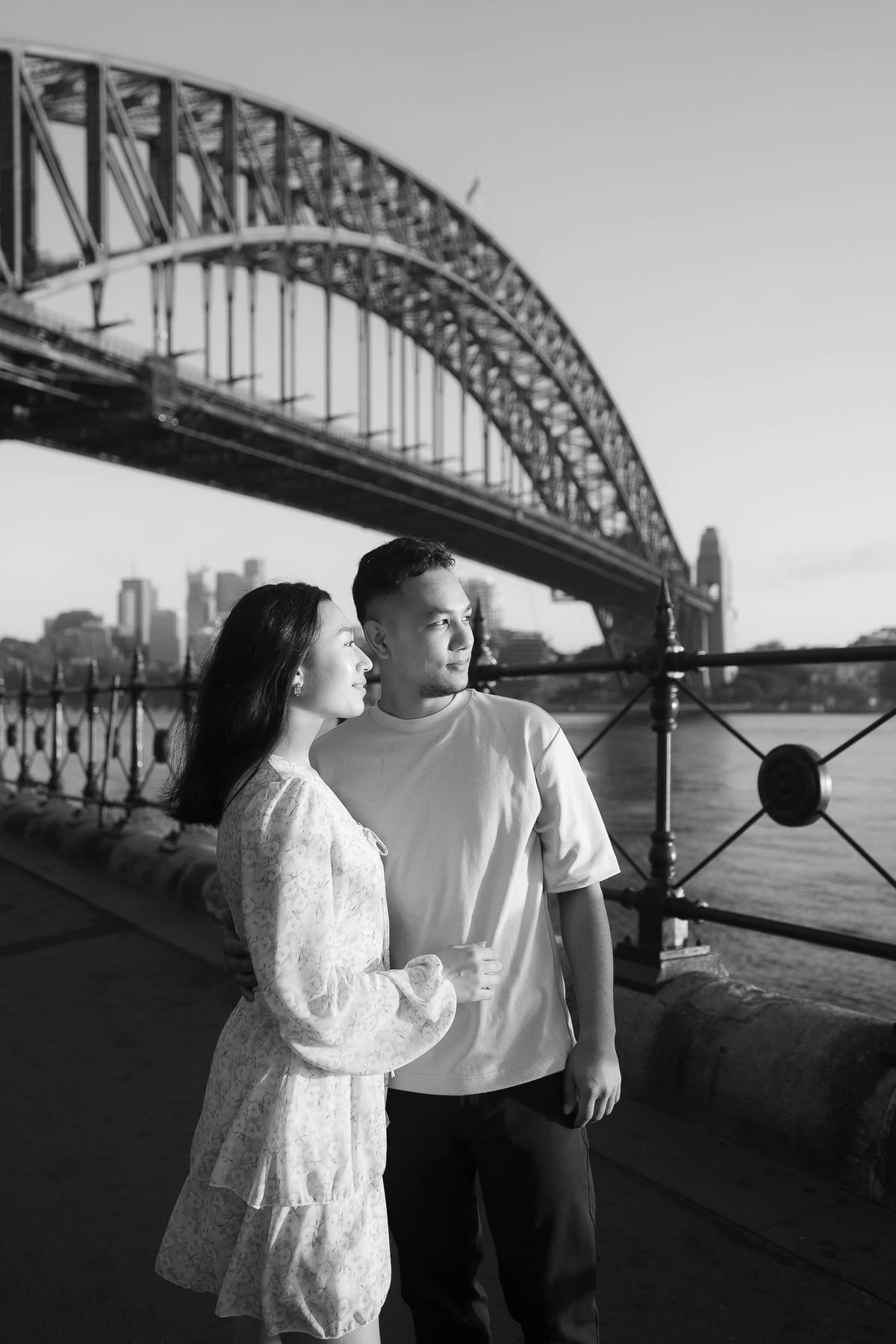 PRERANAH AND PARIWESH (Sunrise engagement photoshoot at the Circular quay, Sydney)