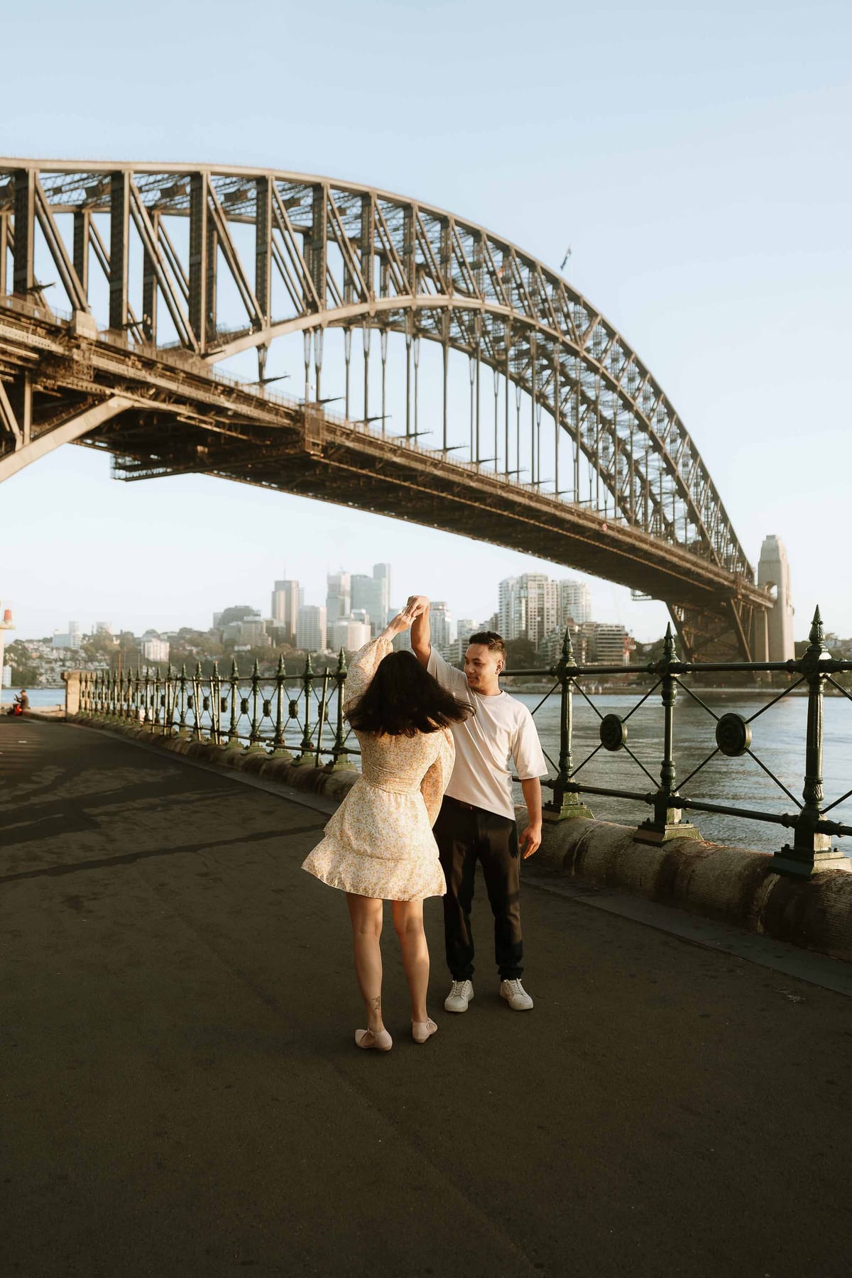 PRERANAH AND PARIWESH (Sunrise engagement photoshoot at the Circular quay, Sydney)