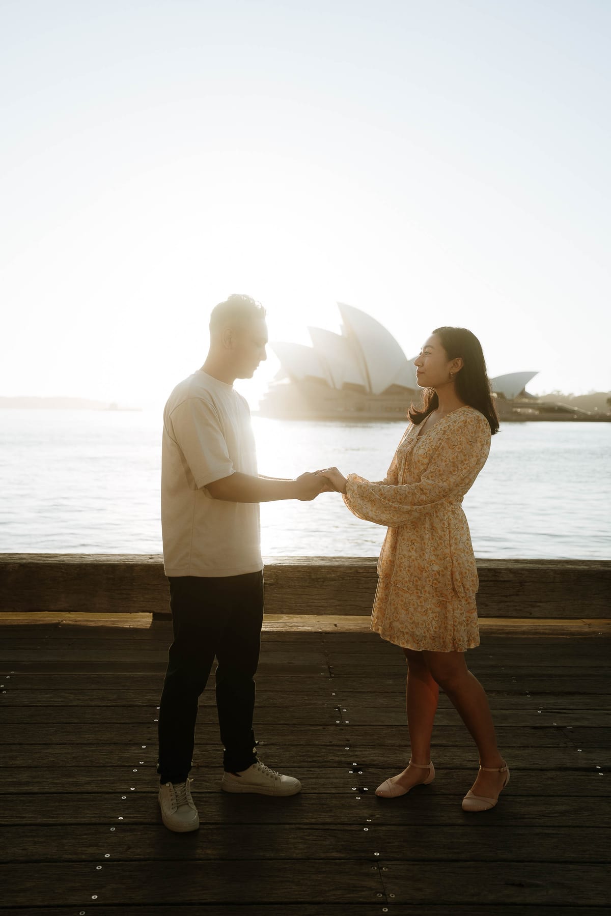 PRERANAH AND PARIWESH (Sunrise engagement photoshoot at the Circular quay, Sydney)