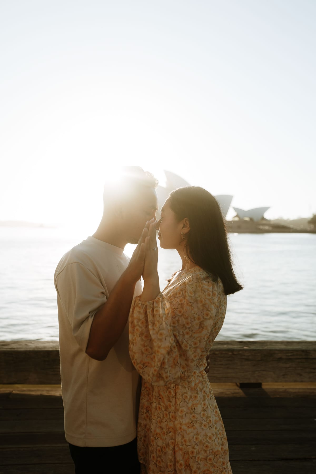 PRERANAH AND PARIWESH (Sunrise engagement photoshoot at the Circular quay, Sydney)