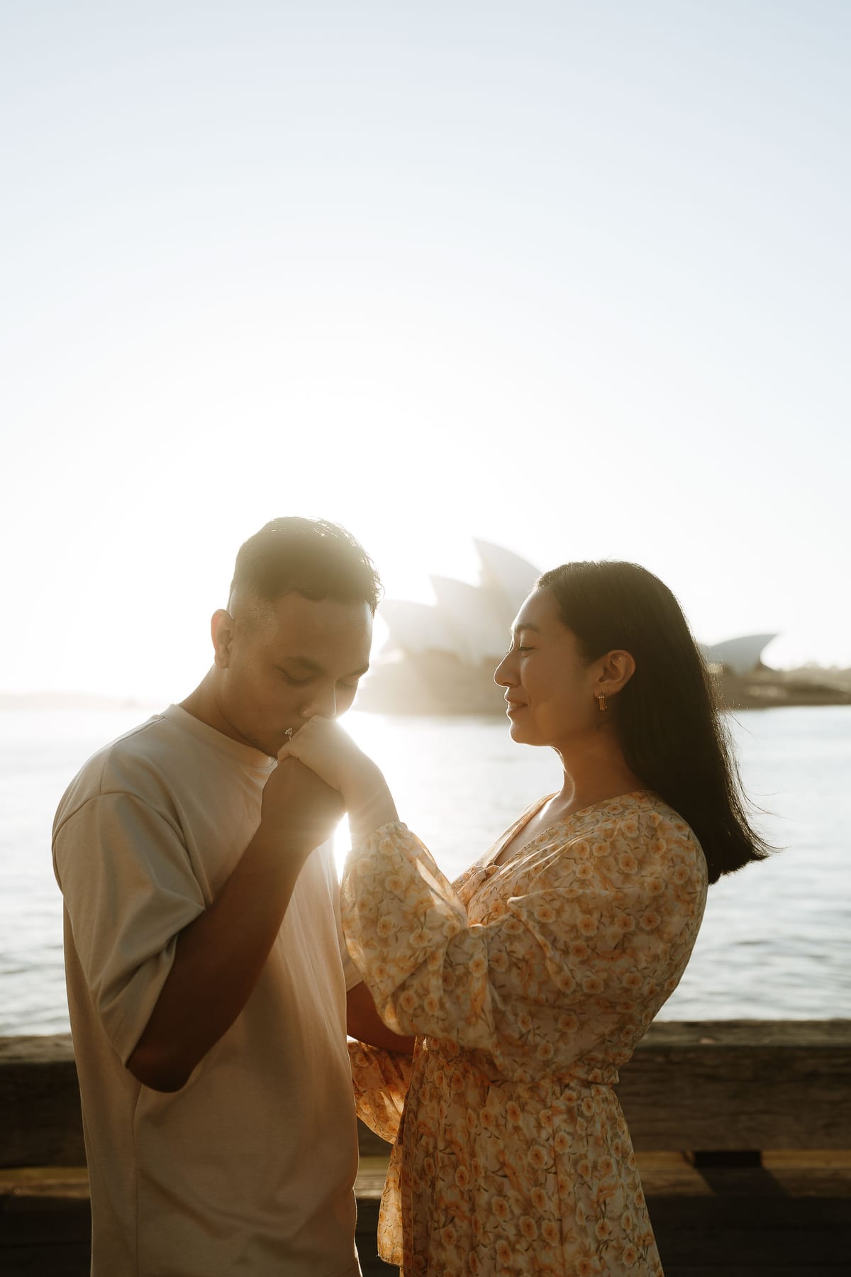 PRERANAH AND PARIWESH (Sunrise engagement photoshoot at the Circular quay, Sydney)