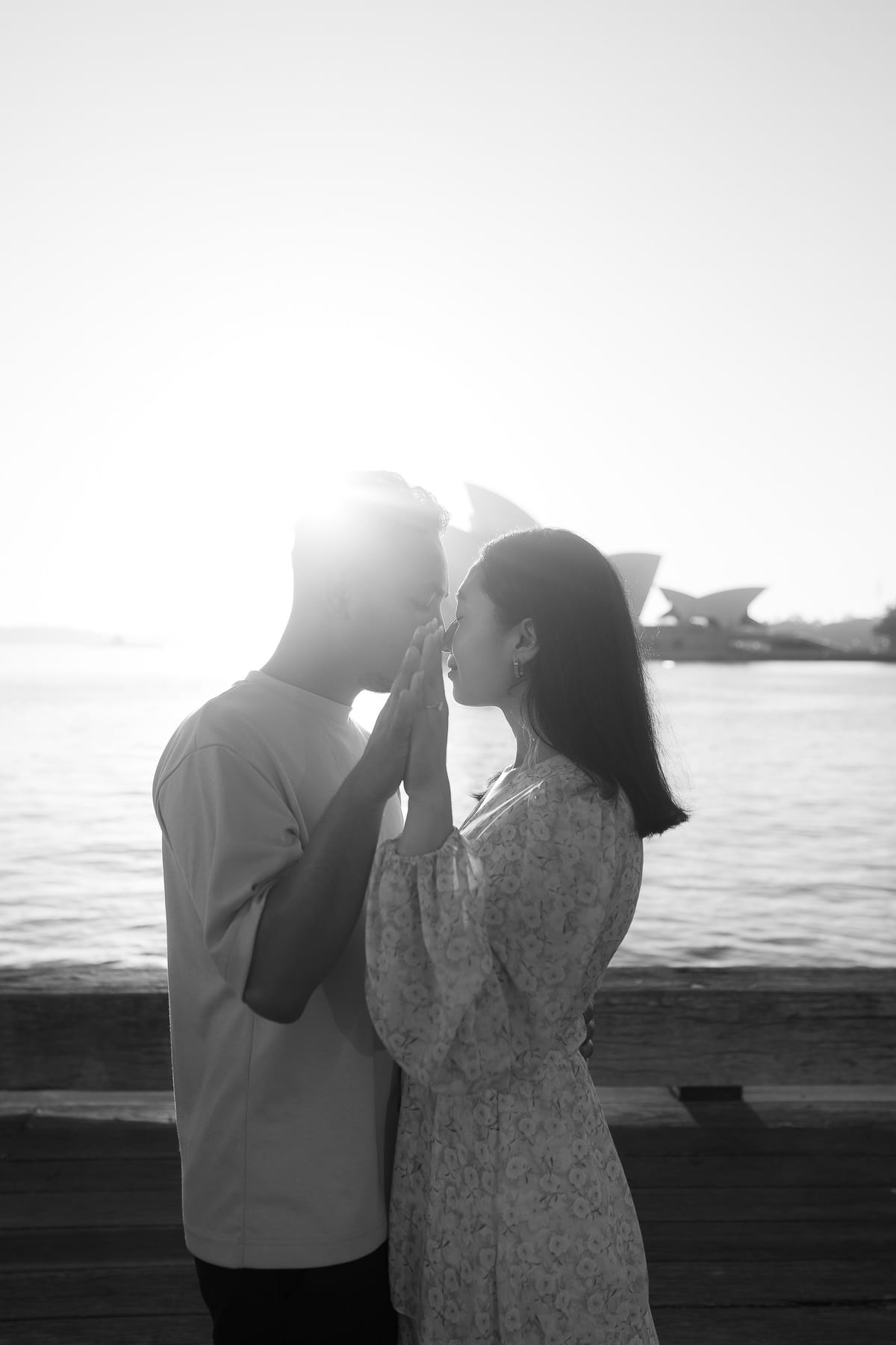 PRERANAH AND PARIWESH (Sunrise engagement photoshoot at the Circular quay, Sydney)