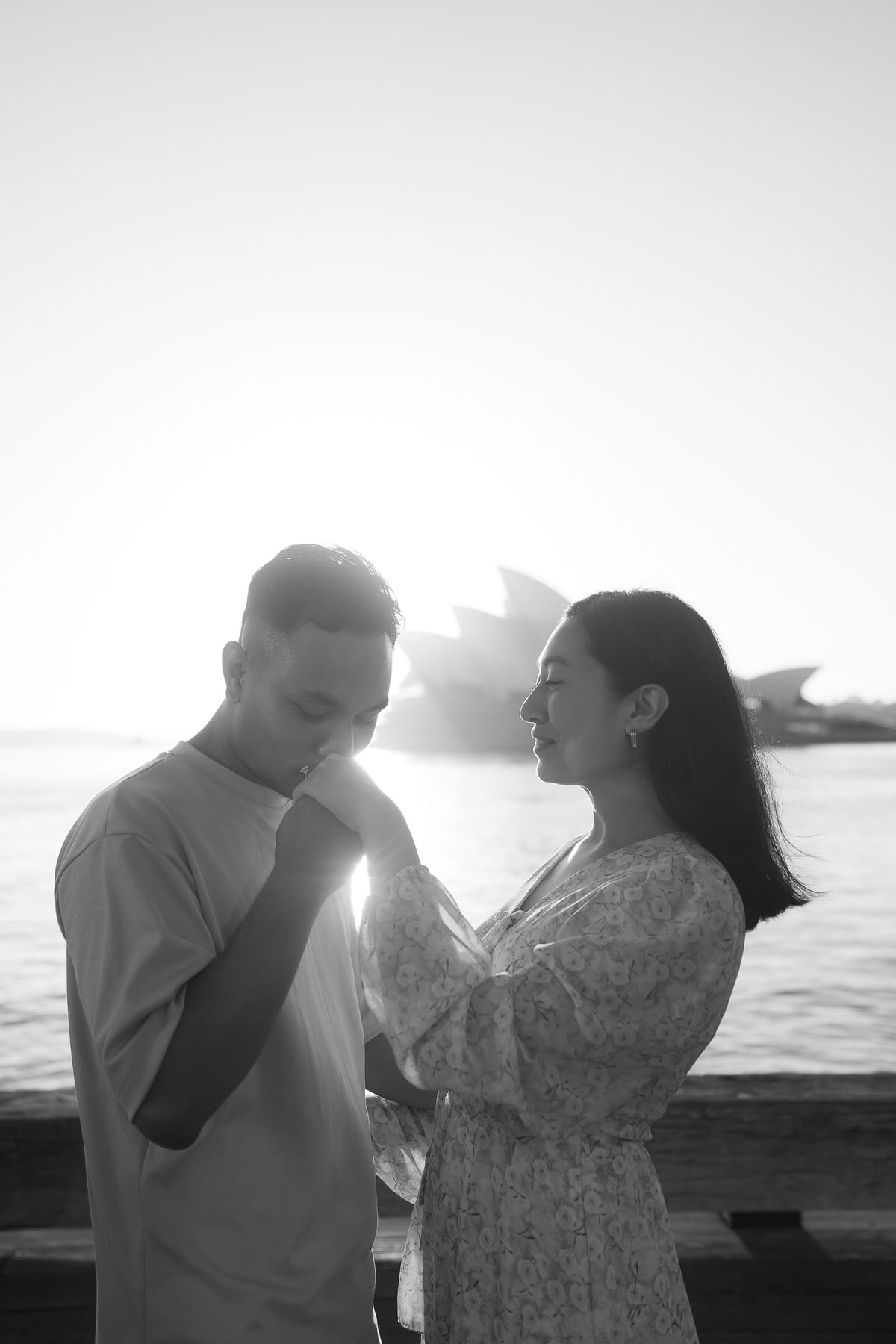 PRERANAH AND PARIWESH (Sunrise engagement photoshoot at the Circular quay, Sydney)