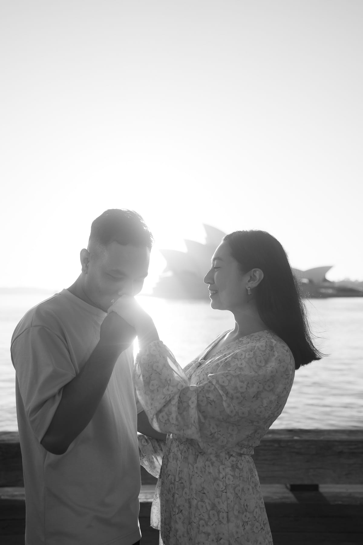 PRERANAH AND PARIWESH (Sunrise engagement photoshoot at the Circular quay, Sydney)