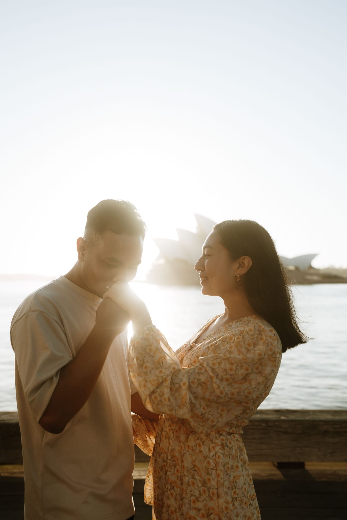 PRERANAH AND PARIWESH (Sunrise engagement photoshoot at the Circular quay, Sydney)