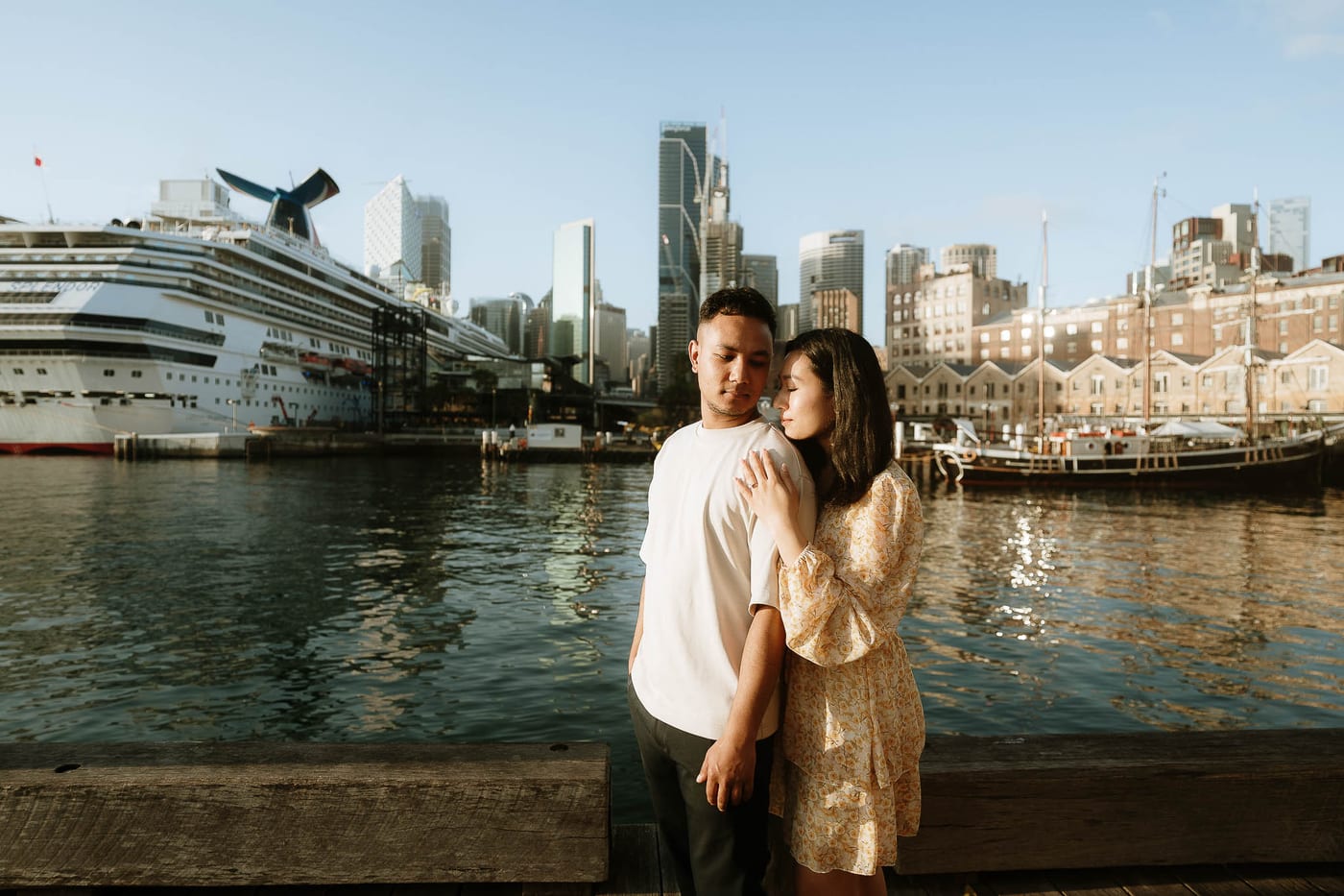 PRERANAH AND PARIWESH (Sunrise engagement photoshoot at the Circular quay, Sydney)