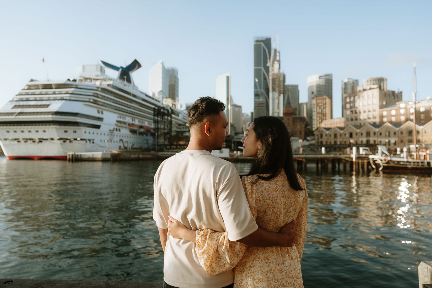 PRERANAH AND PARIWESH (Sunrise engagement photoshoot at the Circular quay, Sydney)