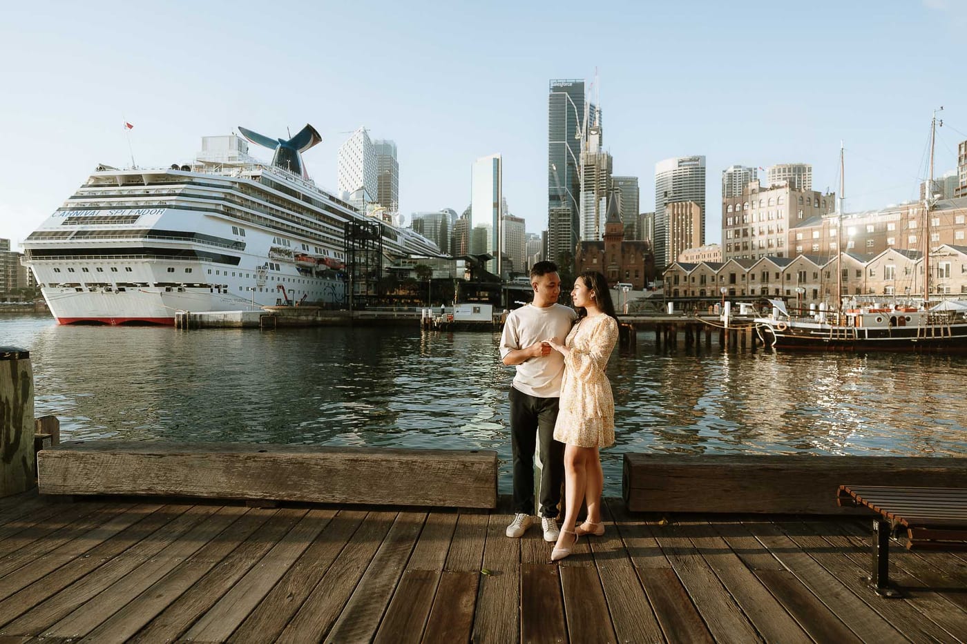PRERANAH AND PARIWESH (Sunrise engagement photoshoot at the Circular quay, Sydney)