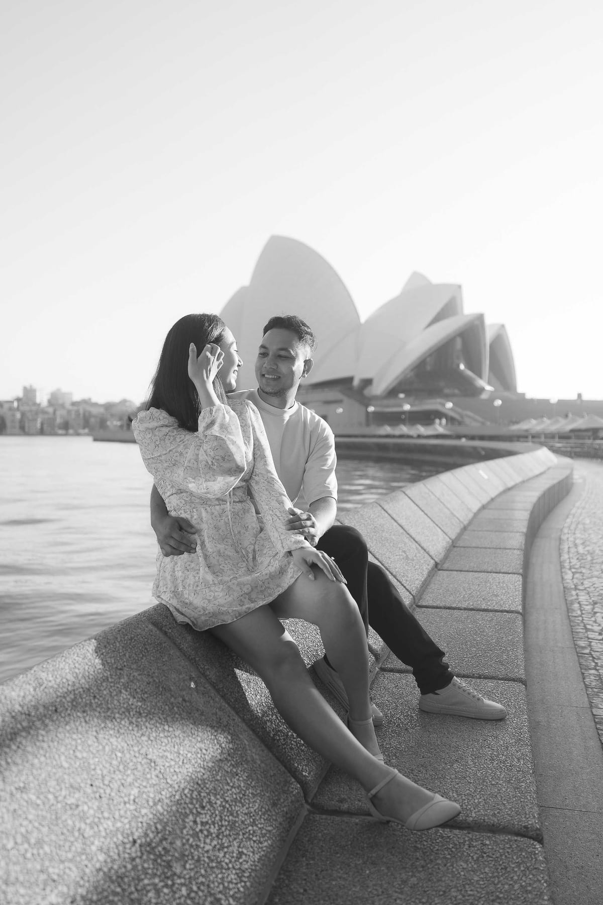 PRERANAH AND PARIWESH (Sunrise engagement photoshoot at the Circular quay, Sydney)