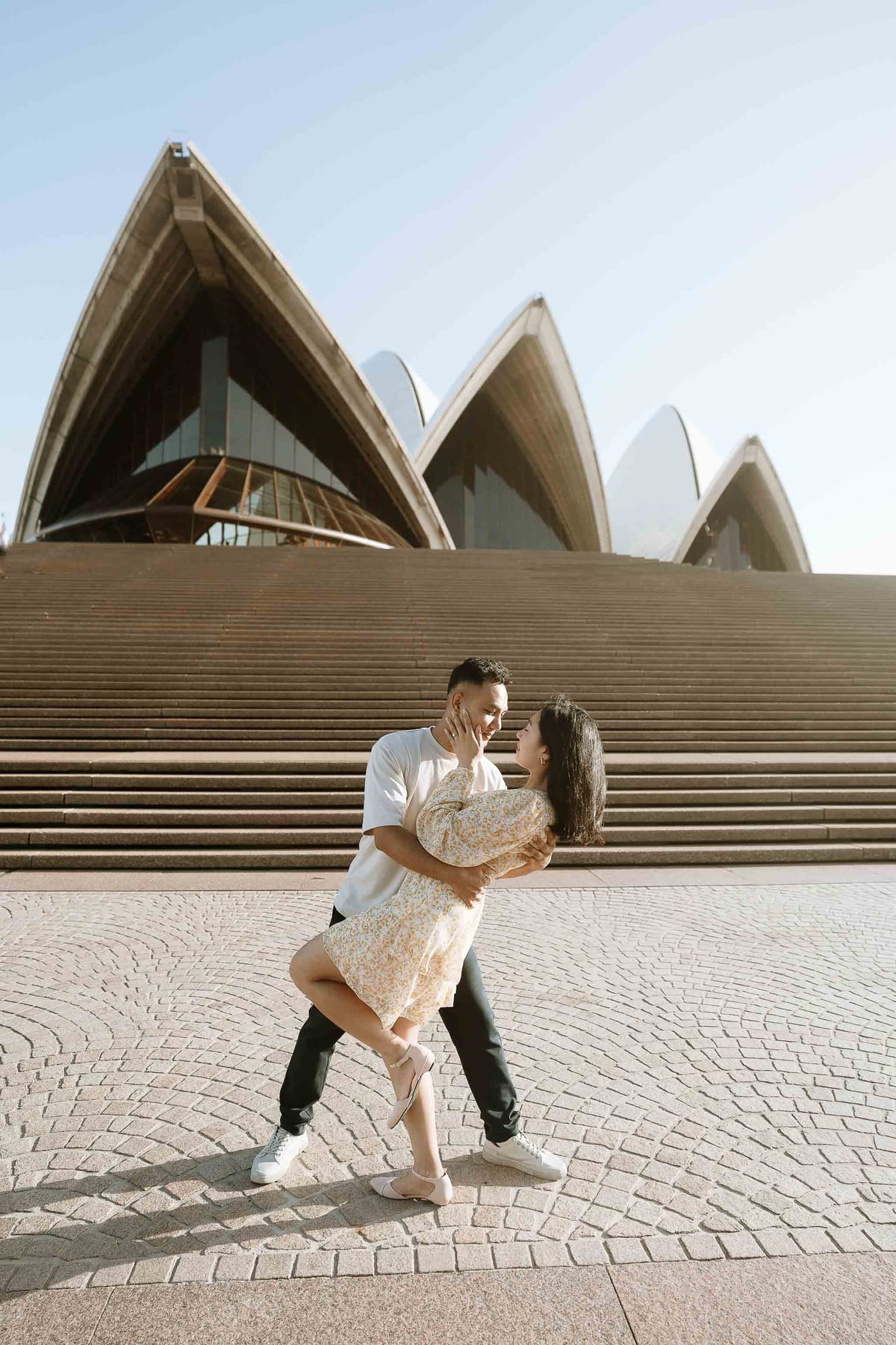 PRERANAH AND PARIWESH (Sunrise engagement photoshoot at the Circular quay, Sydney)