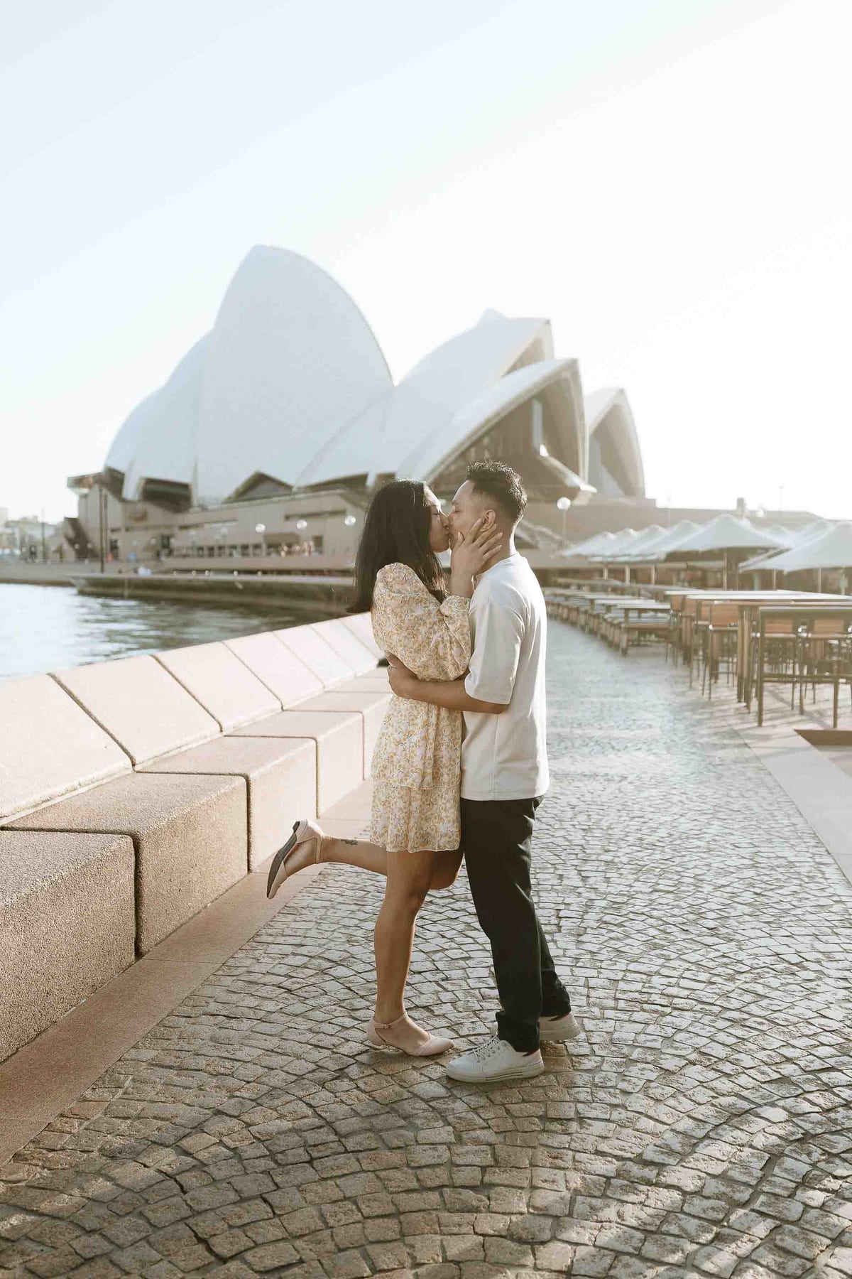 PRERANAH AND PARIWESH (Sunrise engagement photoshoot at the Circular quay, Sydney)