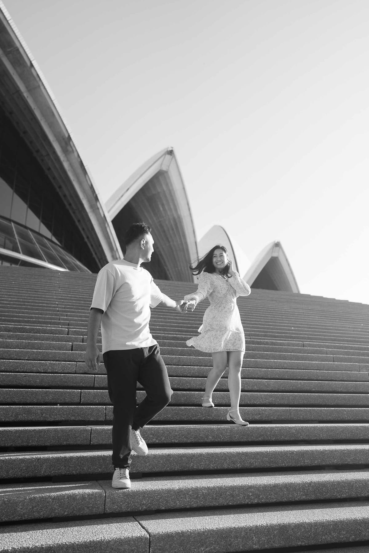 PRERANAH AND PARIWESH (Sunrise engagement photoshoot at the Circular quay, Sydney)