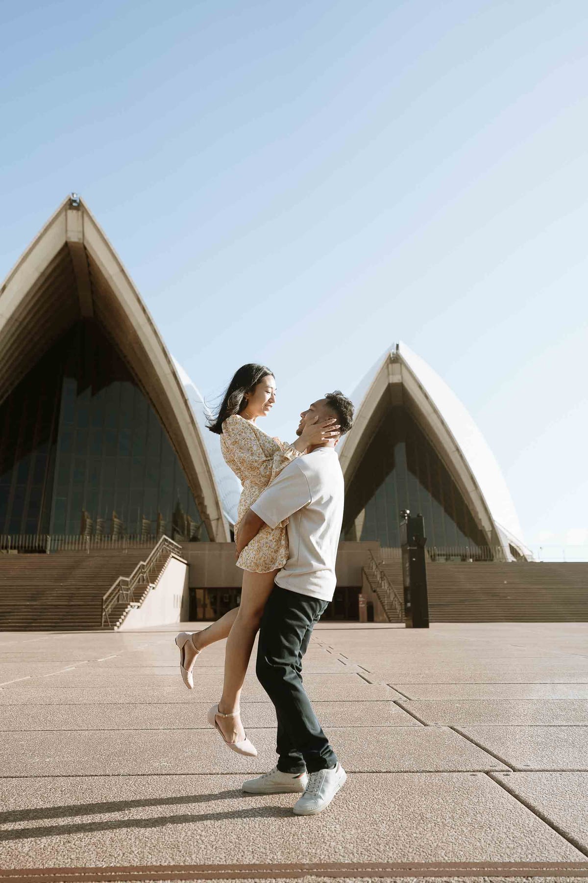 PRERANAH AND PARIWESH (Sunrise engagement photoshoot at the Circular quay, Sydney)