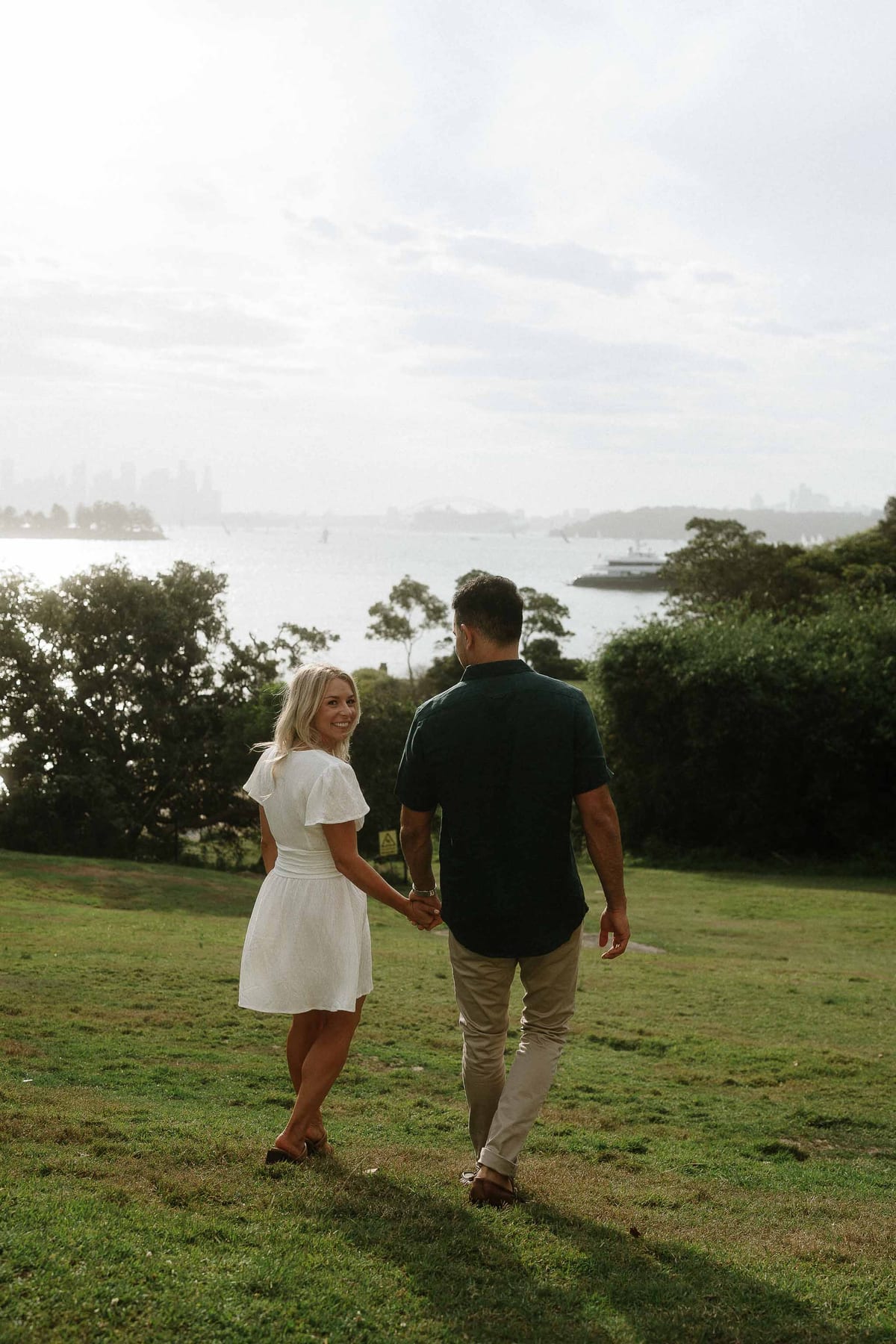 CAMERON AND SARAH (Pre-wedding photoshoot at Milk beach, Rose bay, Vaucluse)