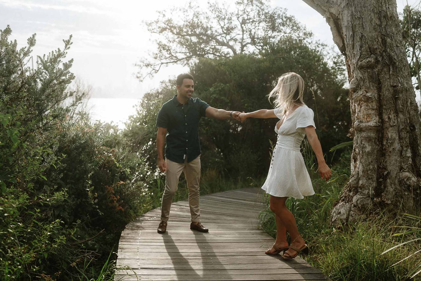 CAMERON AND SARAH (Pre-wedding photoshoot at Milk beach, Rose bay, Vaucluse)