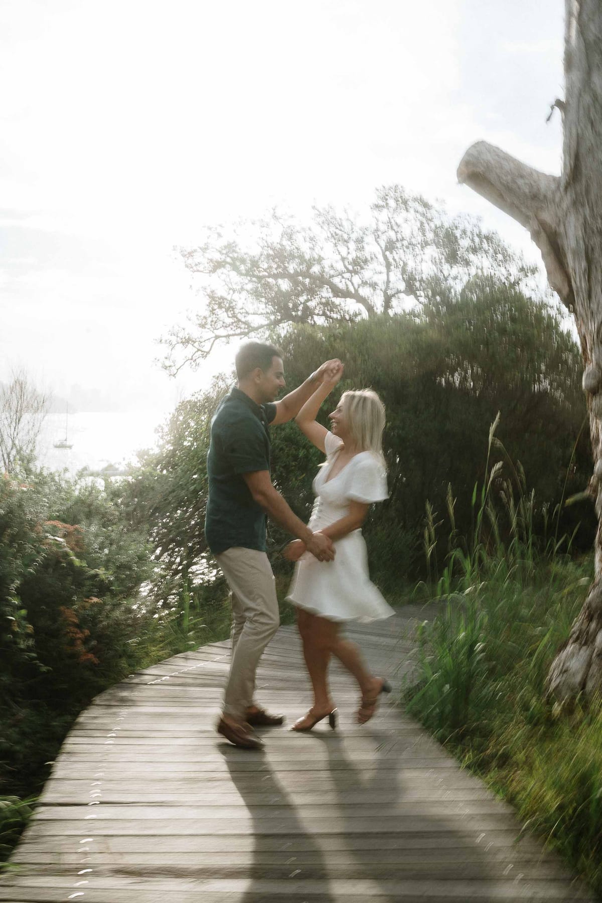 CAMERON AND SARAH (Pre-wedding photoshoot at Milk beach, Rose bay, Vaucluse)