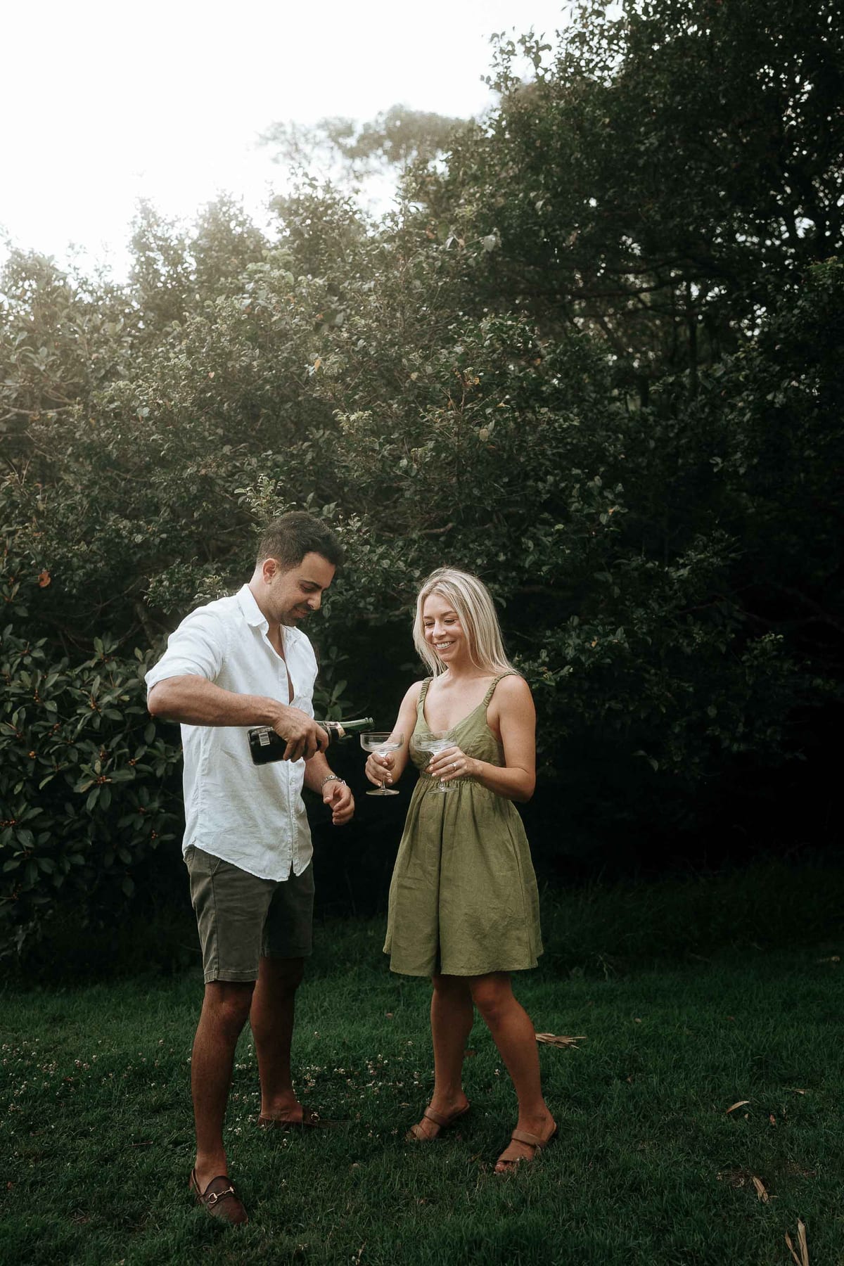 CAMERON AND SARAH (Pre-wedding photoshoot at Milk beach, Rose bay, Vaucluse)