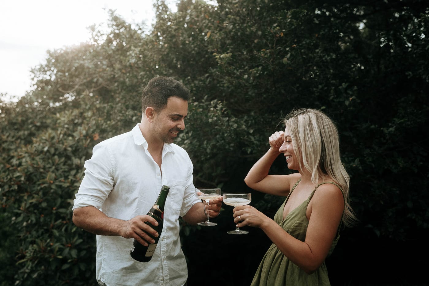 CAMERON AND SARAH (Pre-wedding photoshoot at Milk beach, Rose bay, Vaucluse)