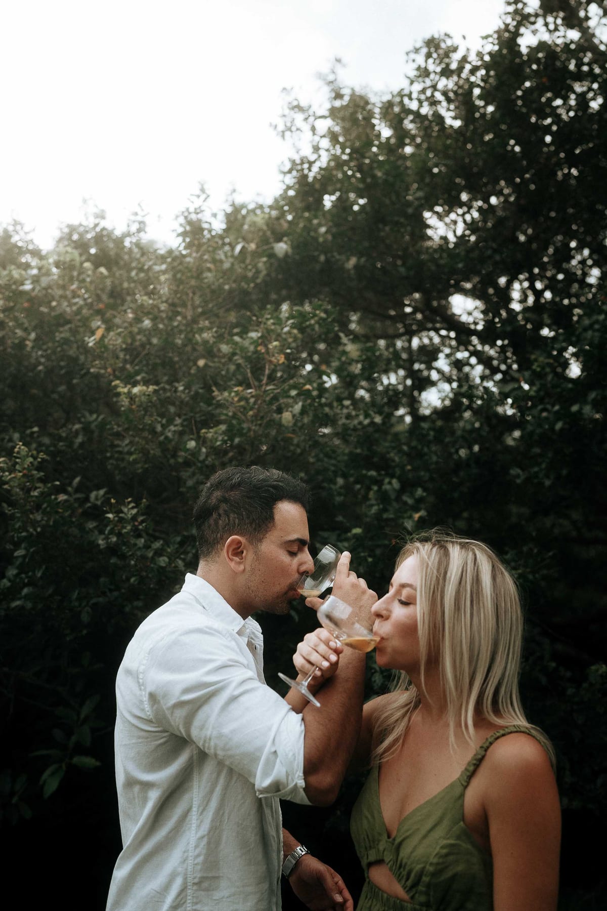 CAMERON AND SARAH (Pre-wedding photoshoot at Milk beach, Rose bay, Vaucluse)