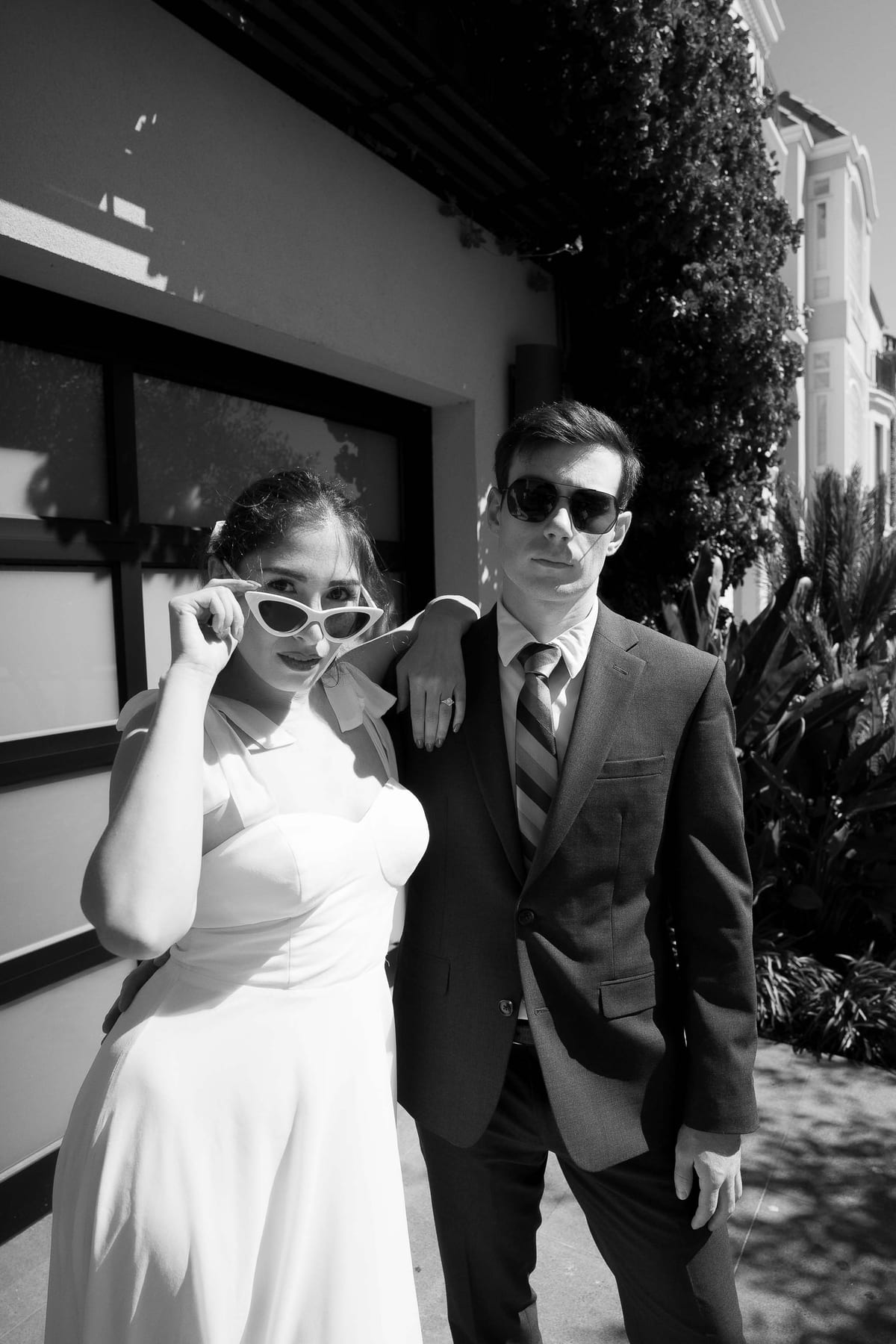 Elopement photoshoot at the Palace of fine arts, San Francisco, CA, USA