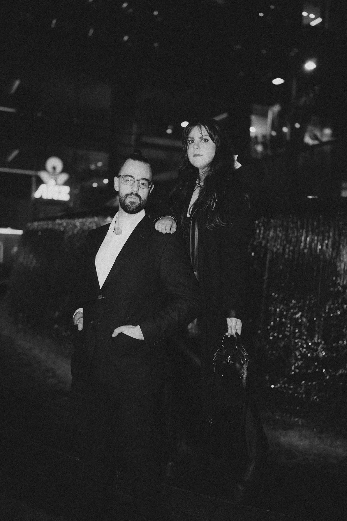 SAMANTHA AND JEREMY (Couple photoshoot at the Restaurant Hubert and Martin Place)