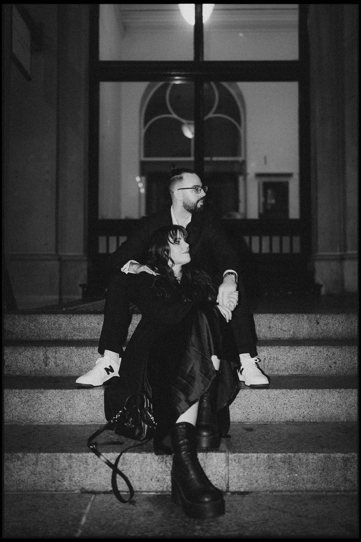 SAMANTHA AND JEREMY (Couple photoshoot at the Restaurant Hubert and Martin Place)