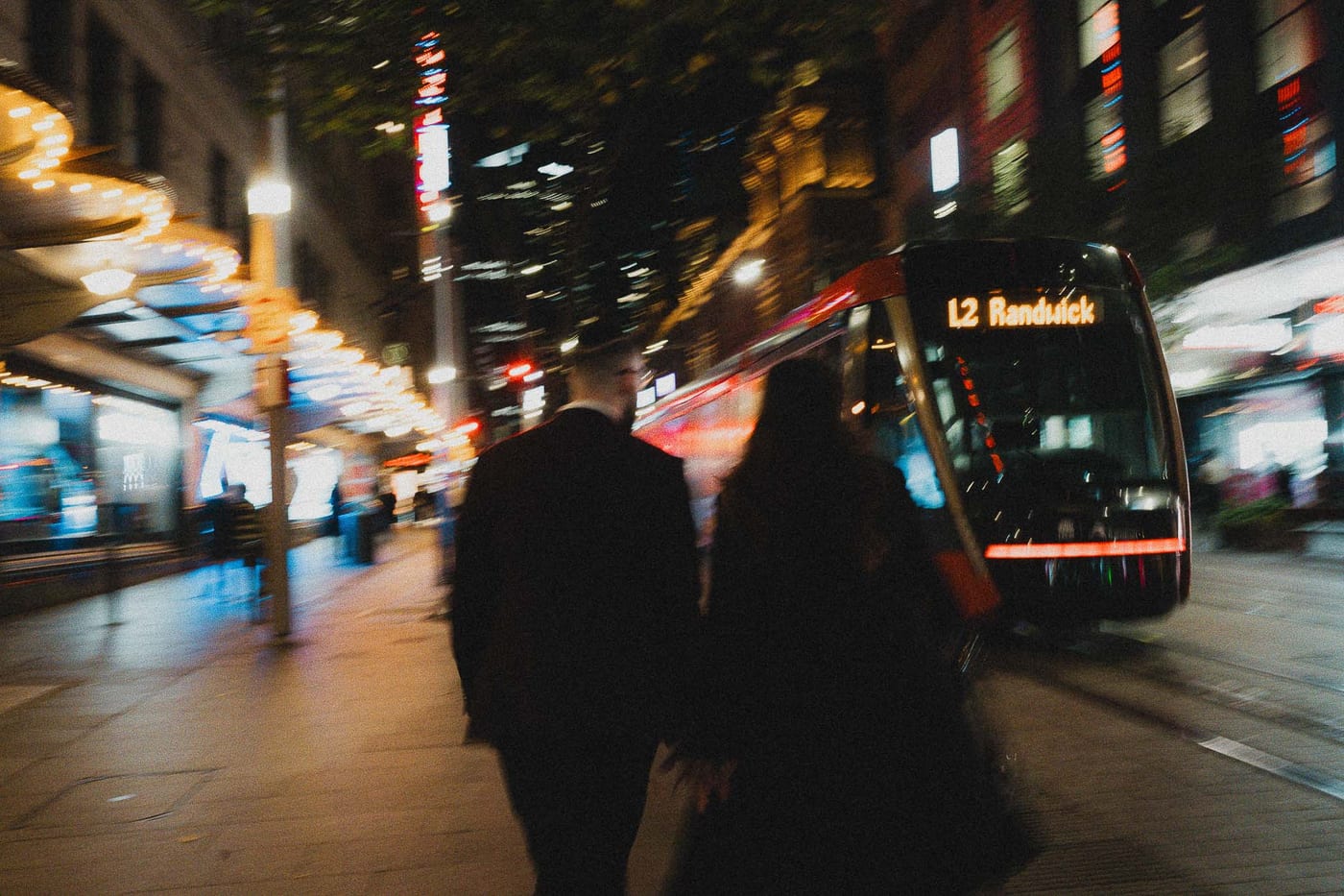 SAMANTHA AND JEREMY (Couple photoshoot at the Restaurant Hubert and Martin Place)