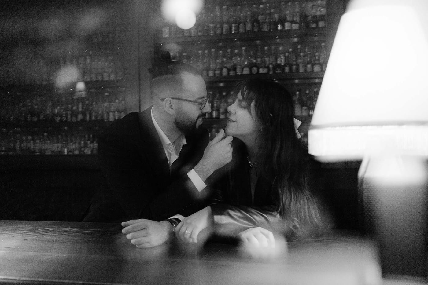 SAMANTHA AND JEREMY (Couple photoshoot at the Restaurant Hubert and Martin Place)