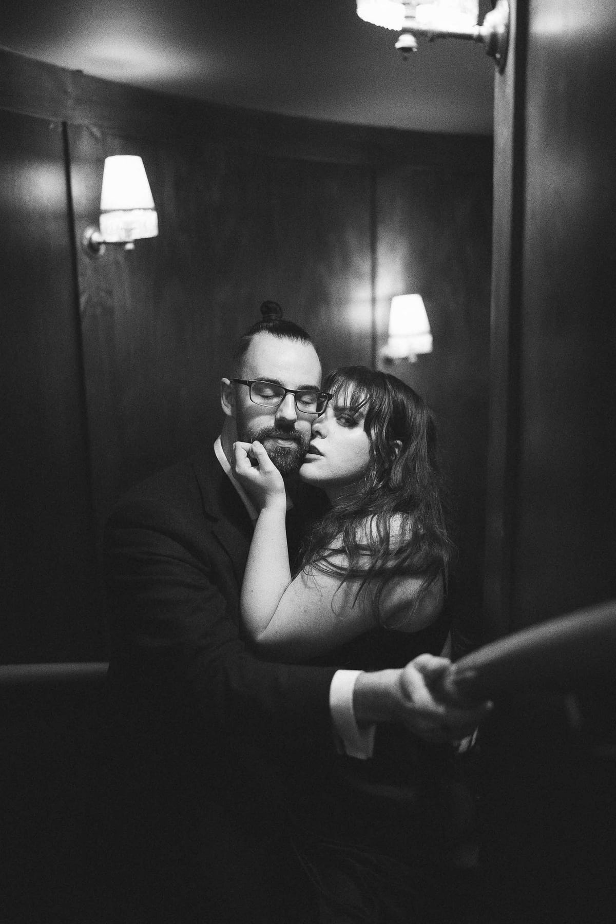 SAMANTHA AND JEREMY (Couple photoshoot at the Restaurant Hubert and Martin Place)
