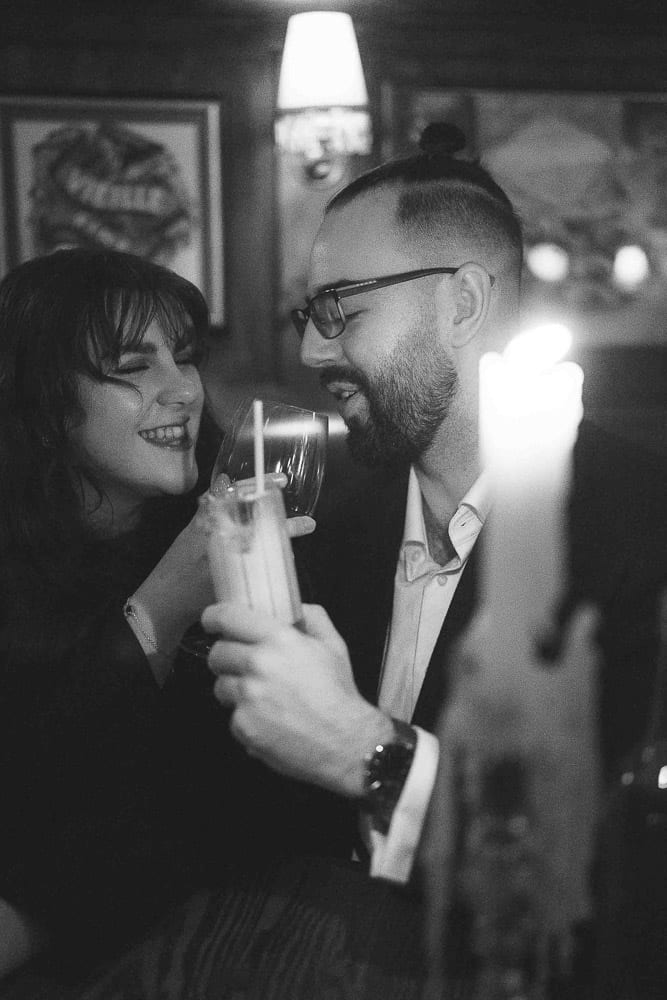 SAMANTHA AND JEREMY (Couple photoshoot at the Restaurant Hubert and Martin Place)