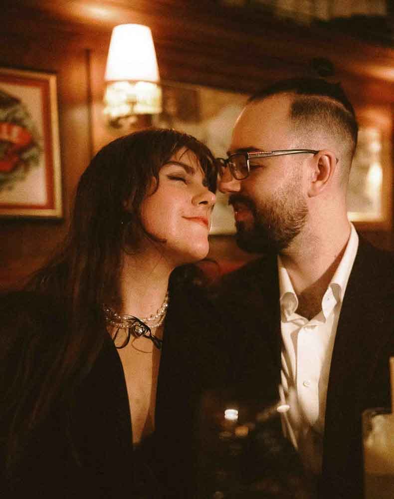 SAMANTHA AND JEREMY (Couple photoshoot at the Restaurant Hubert and Martin Place)
