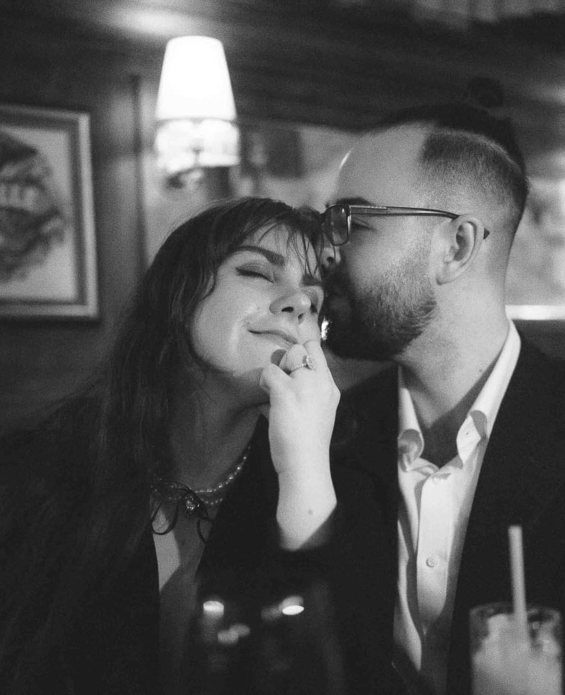 SAMANTHA AND JEREMY (Couple photoshoot at the Restaurant Hubert and Martin Place)