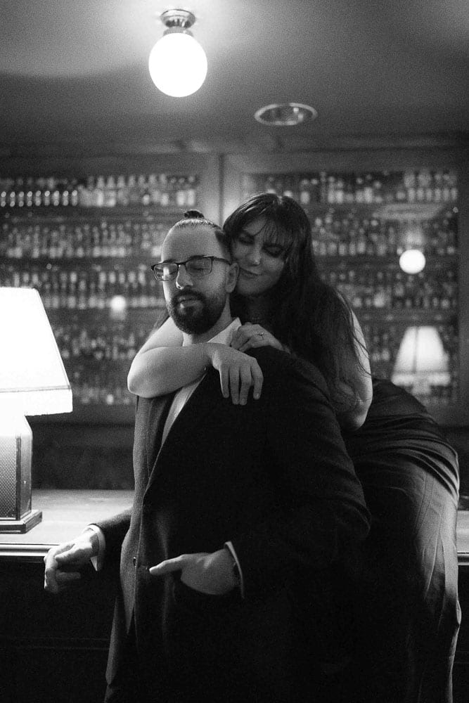 SAMANTHA AND JEREMY (Couple photoshoot at the Restaurant Hubert and Martin Place)