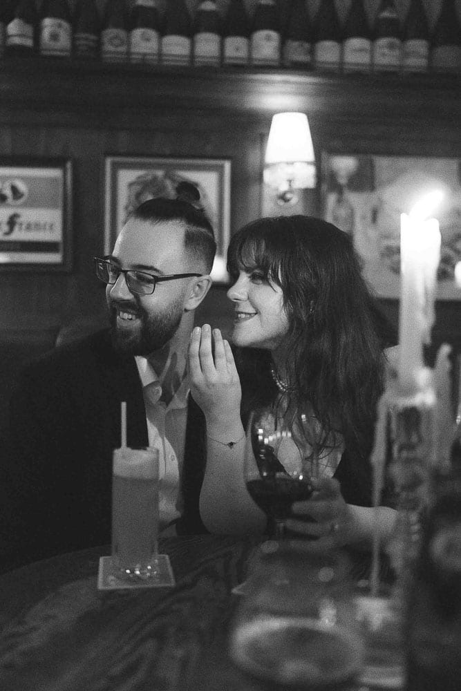 SAMANTHA AND JEREMY (Couple photoshoot at the Restaurant Hubert and Martin Place)