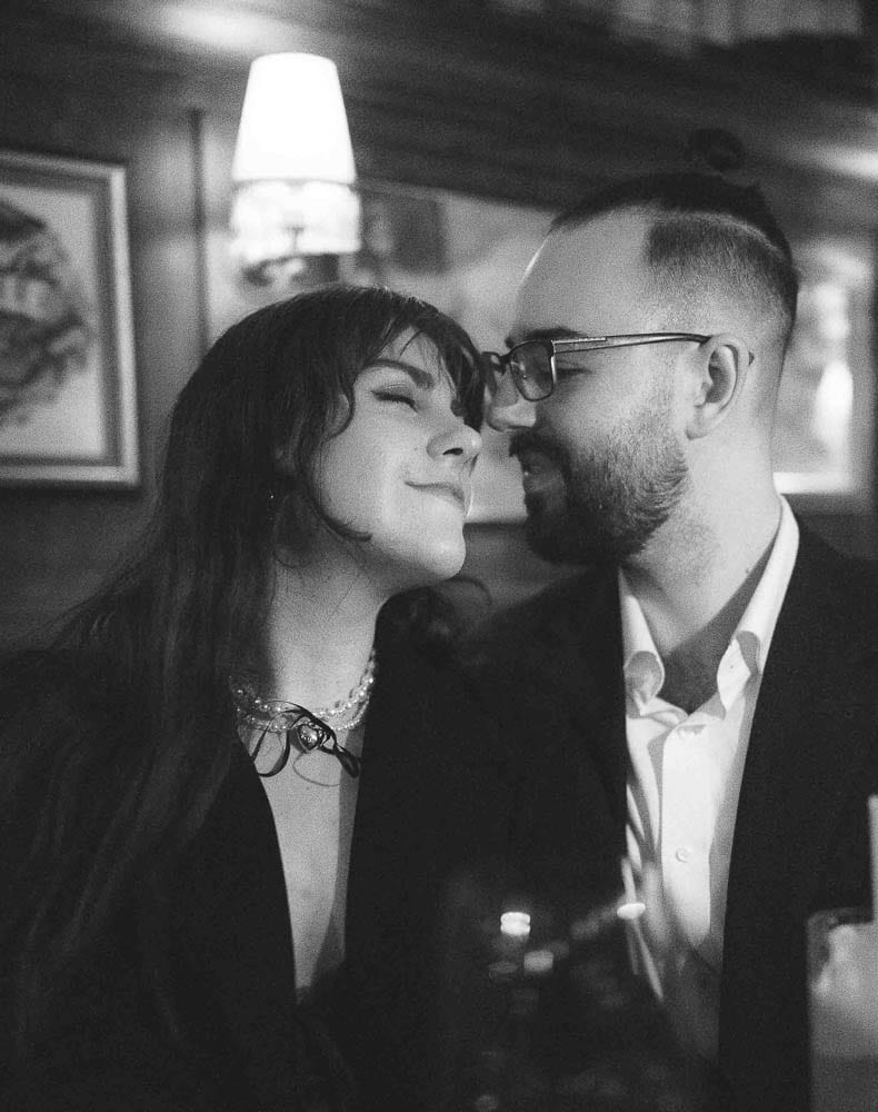 SAMANTHA AND JEREMY (Couple photoshoot at the Restaurant Hubert and Martin Place)