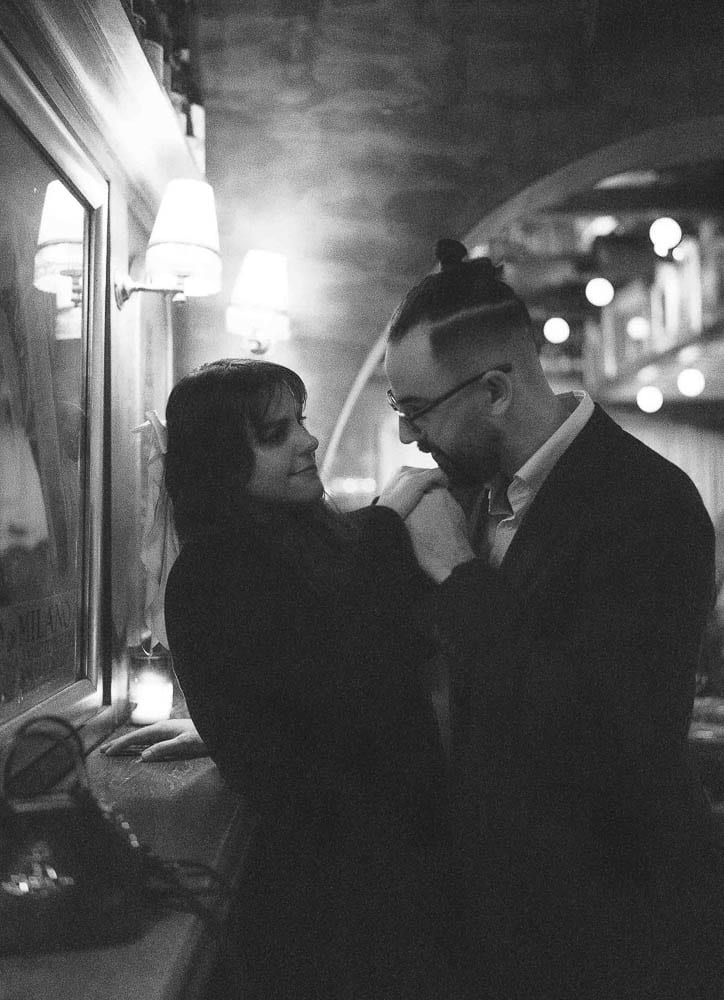 SAMANTHA AND JEREMY (Couple photoshoot at the Restaurant Hubert and Martin Place)