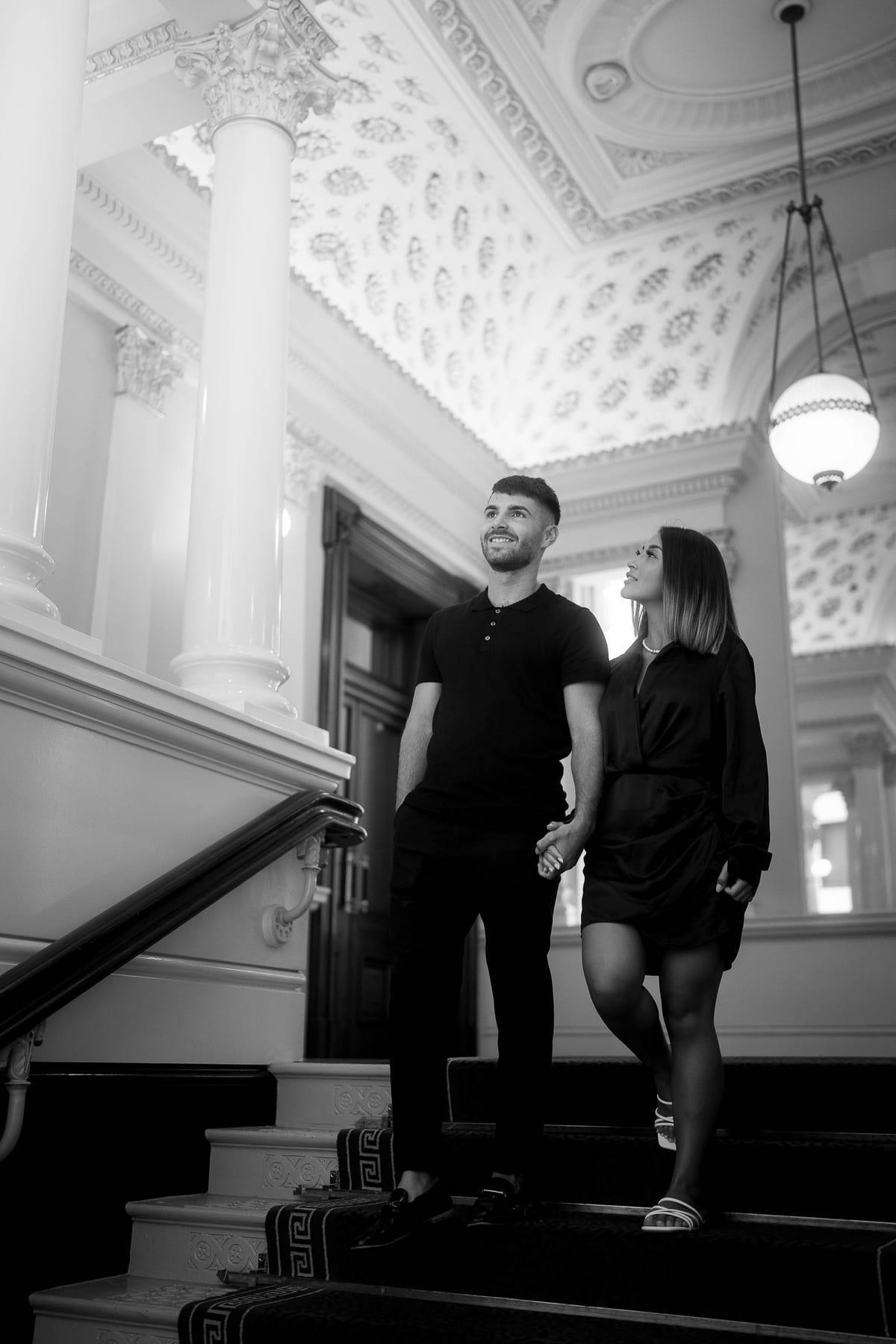 SASKIA AND MAURI (Christmas couple photoshoot at the Fullerton hotel, Martin place)