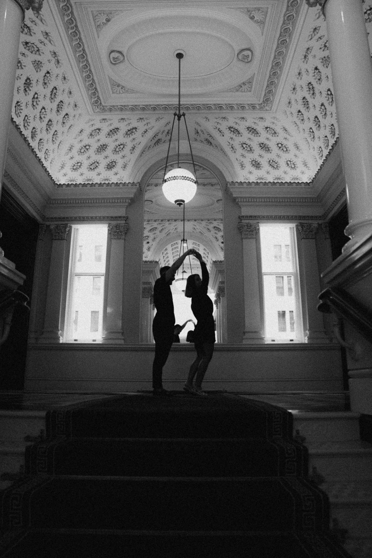 SASKIA AND MAURI (Christmas couple photoshoot at the Fullerton hotel, Martin place)