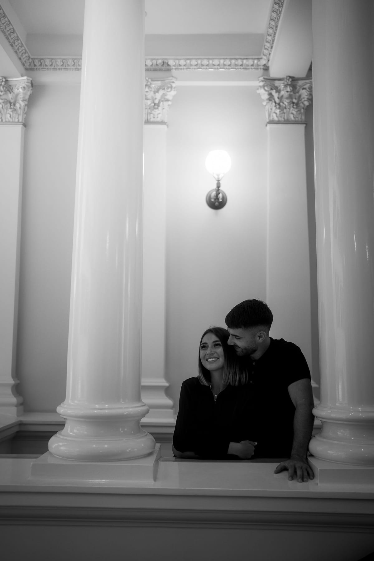 SASKIA AND MAURI (Christmas couple photoshoot at the Fullerton hotel, Martin place)