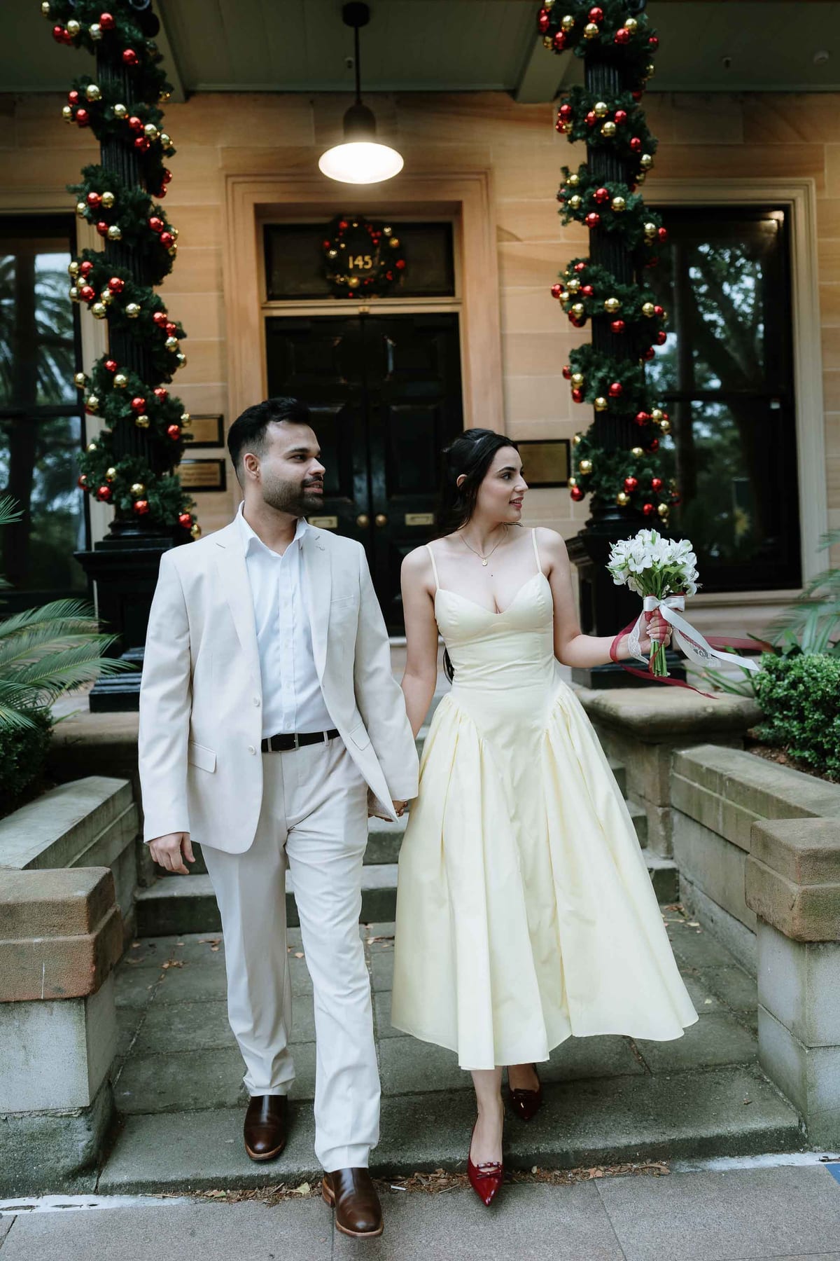 SUNREET AND PAVANAH (Pre-wedding photoshoot at the Martin Place, Royal Botanic Gardens and Conservatorium of Music Sydney)
