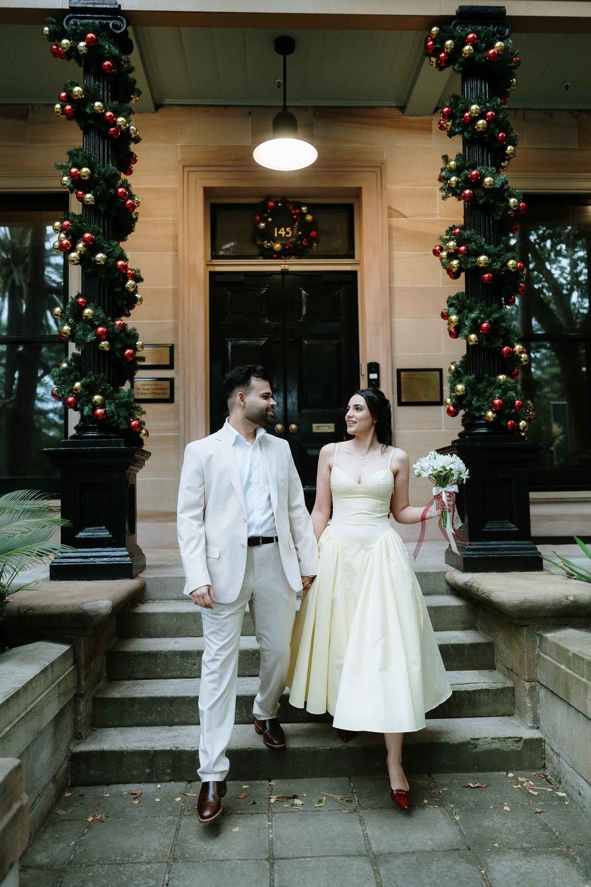 SUNREET AND PAVANAH (Pre-wedding photoshoot at the Martin Place, Royal Botanic Gardens and Conservatorium of Music Sydney)